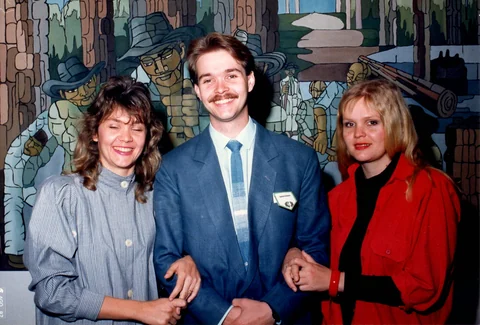 Dr. Newton Fahl Jr. em fotografia da época da formatura na UEL, em 1987.